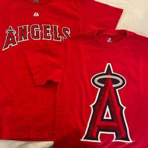 Los Angeles Angels T-shirts x2
